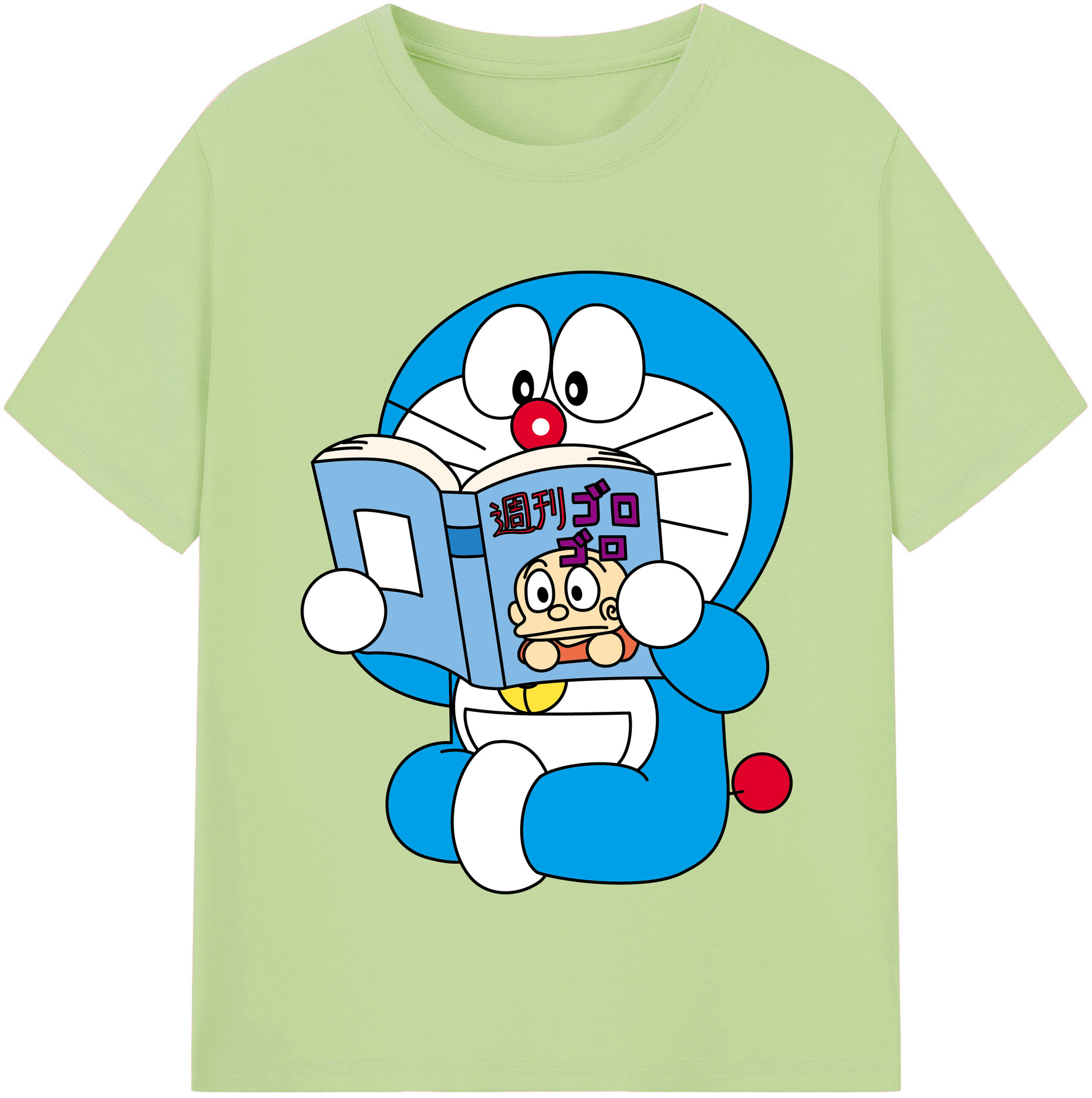 （画像用） ドラえもん Doraemon 綿100％半袖Tシャツ（フロントプリント）